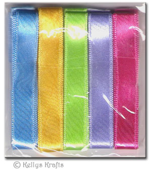 Ribbon, Assorted Colours (5 Metres) - Click Image to Close