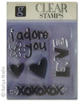 Clear Stamps - Love & Adore