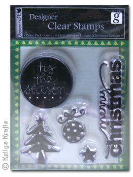 (image for) Clear Stamps - Merry Christmas, Tree/Bauble/Star, Tis the Season