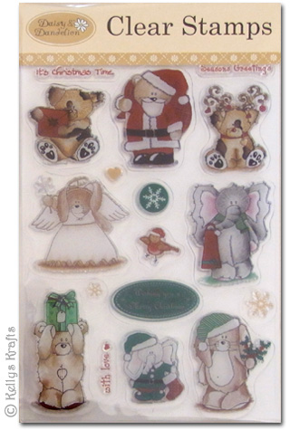 *Large Clear Stamps* - Daisy & Dandelion, Santa\'s Mini Helpers