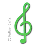 Treble Clef Die Cut Shapes (Pack of 10) - Click Image to Close