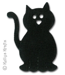 Black Cat Die Cut Shapes (Pack of 10) - Click Image to Close