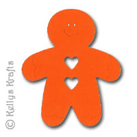 Gingerbread Man Die Cut Shapes (Pack of 10) - Click Image to Close