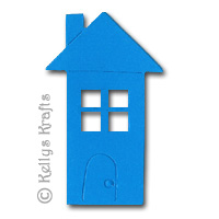 Tall House/Home Die Cut Shapes (Pack of 10) - Click Image to Close