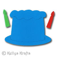 Large Birthday Cake Die Cut Shapes (Pack of 10) - Click Image to Close