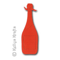 Champagne/Wine Bottle Die Cut Shapes (Pack of 10) - Click Image to Close