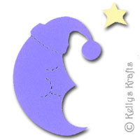 Sleepytime Moon & Star Die Cut Shapes (Pack of 6) - Click Image to Close