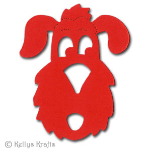 Dog Face Animal Die Cut Shapes (Pack of 10) - Click Image to Close