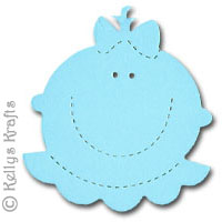 Baby Face Head Die Cut Shapes (Pack of 6) - Click Image to Close