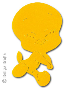 Birdie Tweety Pie Die Cut Shapes, Yellow (Pack of 5) - Click Image to Close