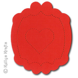 Heart In A Frame Die Cut Shapes (Pack of 10) - Click Image to Close
