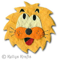 Mulberry Card Topper - Lion Face - Click Image to Close