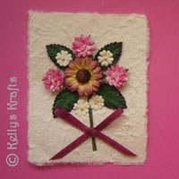 (image for) Mulberry Card Topper - Flowers, Leaves + Bow