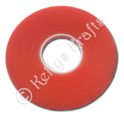 Ultra Clear Double Sided Tape, Very High Tack, 6mm x 15mtrs