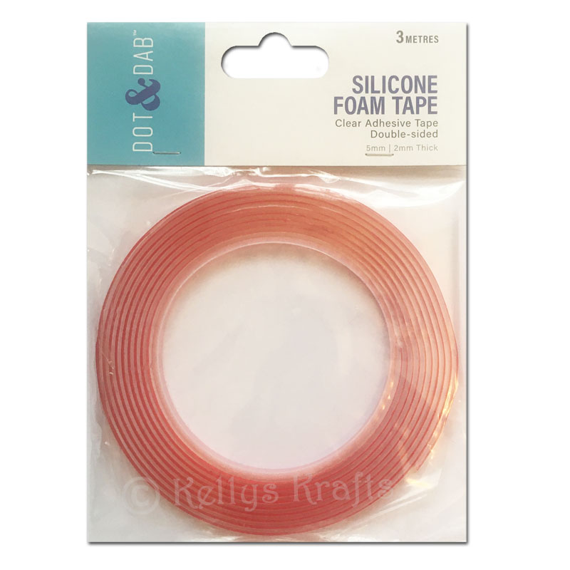 Silicone Foam Tape, 5mm Wide x 2mm deep (3m Length)