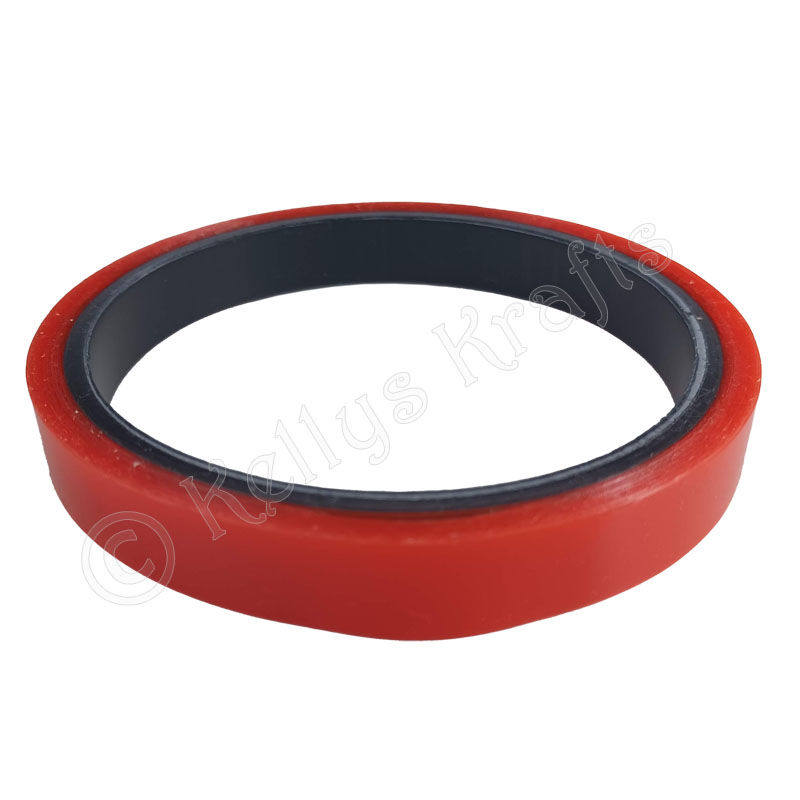 (image for) Clear Double Sided Super Sticky Red-Liner Tape, 12mm x 5mtrs