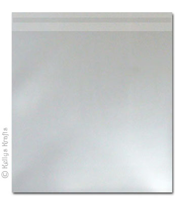 Clear Cellophane Self-Seal Card Display Bag, 8\"x8\" (1 Piece)