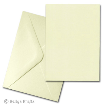 Ivory A5 Card Blank + Envelope (Pack of 1)
