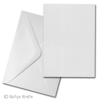White A5 Card Blank + Envelope (Pack of 1)
