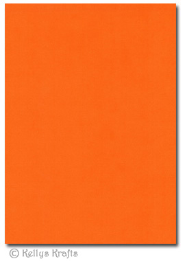 Bright Orange A4 Crafting Card, 160gsm (1 sheet)