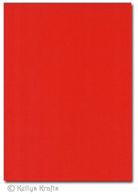Bright Red A4 Crafting Card, 160gsm (1 sheet)
