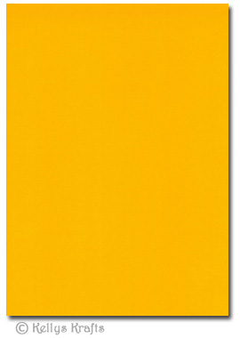 Bright Yellow A4 Crafting Card, 160gsm (1 sheet)