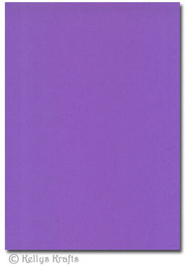 Bright Purple A4 Crafting Card, 160gsm (1 sheet)