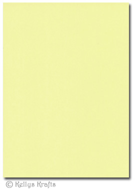 Pastel Yellow A4 Crafting Card, 160gsm (1 sheet)