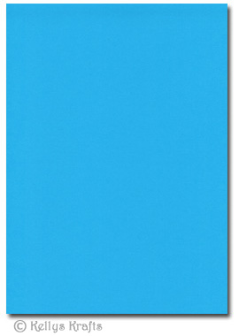 Bulk Pack - Bright Blue A4 Crafting Card 160gsm (50 Sheets) - Click Image to Close