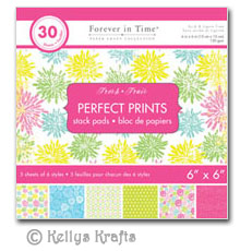 6 x 6 Patterned Papers - Perfect Prints, Fresh (30 Sheets)