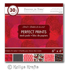 6 x 6 Patterned Papers - Perfect Prints, Dusk (30 Sheets)