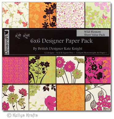 6 x 6 Patterned Papers - Dovecraft, Wild Blossom (72 Sheets)