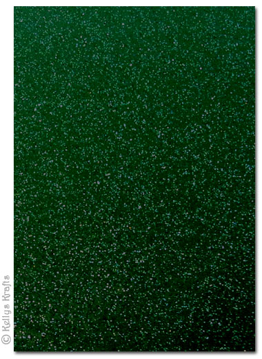 Glitter Card A4 Sheet - Raven Black