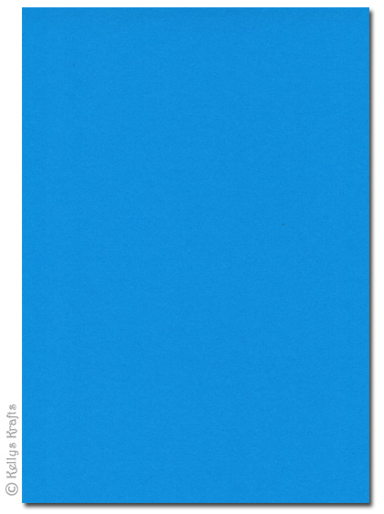 High Quality 270gsm A4 Card, Mid Blue - 1 Sheet