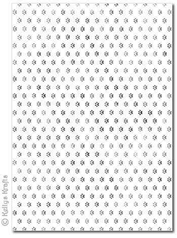 A4 Patterned Card - Pawprints (1 Sheet)