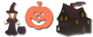 (image for) Halloween Die Cut Shapes