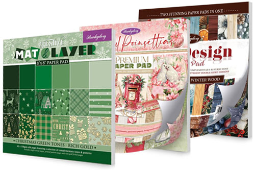 8x8 Festive Paper Pads (image for) 8x8 Festive Paper Pads