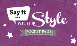 (image for) Say It With Style Pocket Pads
