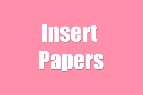 Insert Papers