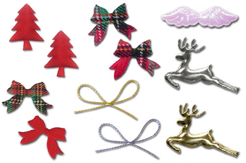 (image for) Christmas Fabric Embellishments