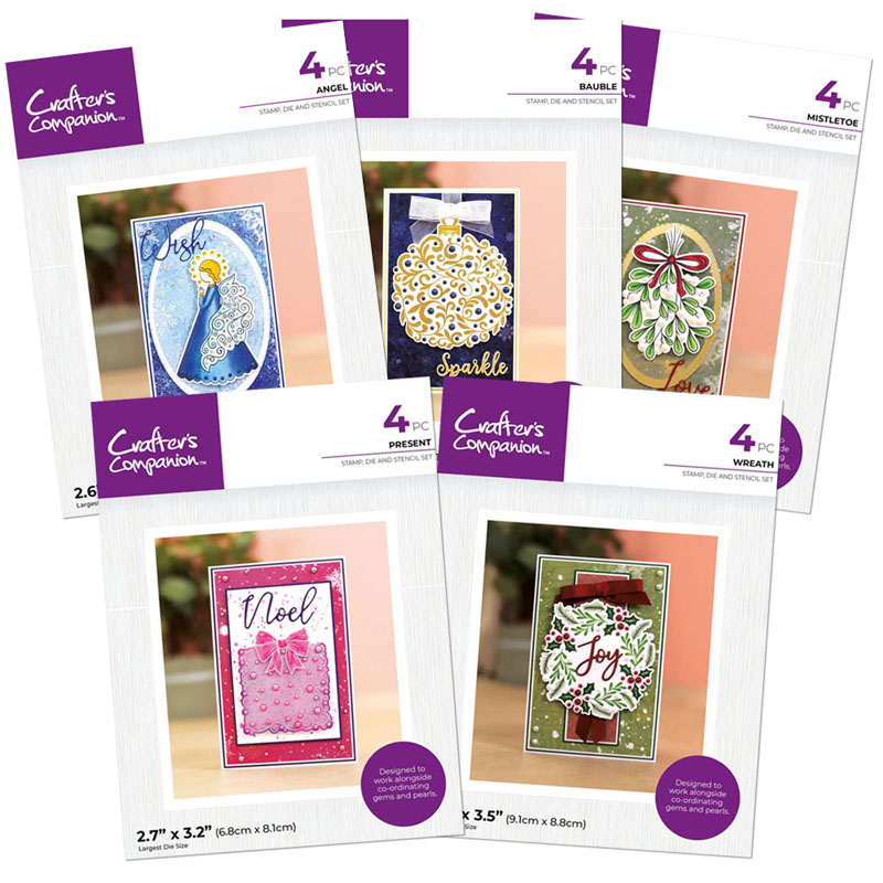 (image for) *SPECIAL BUY* Die, Stamp & Stencil Bundle - Touch of Sparkle Collection (5 Sets)