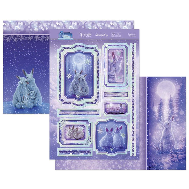 Die Cut Topper Set - Under the Moonlight, Together at Christmas *DAMAGED*