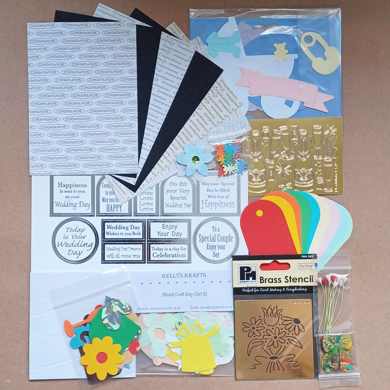 (image for) CLEARANCE - Mixed Bag of Craft Items (SET B)