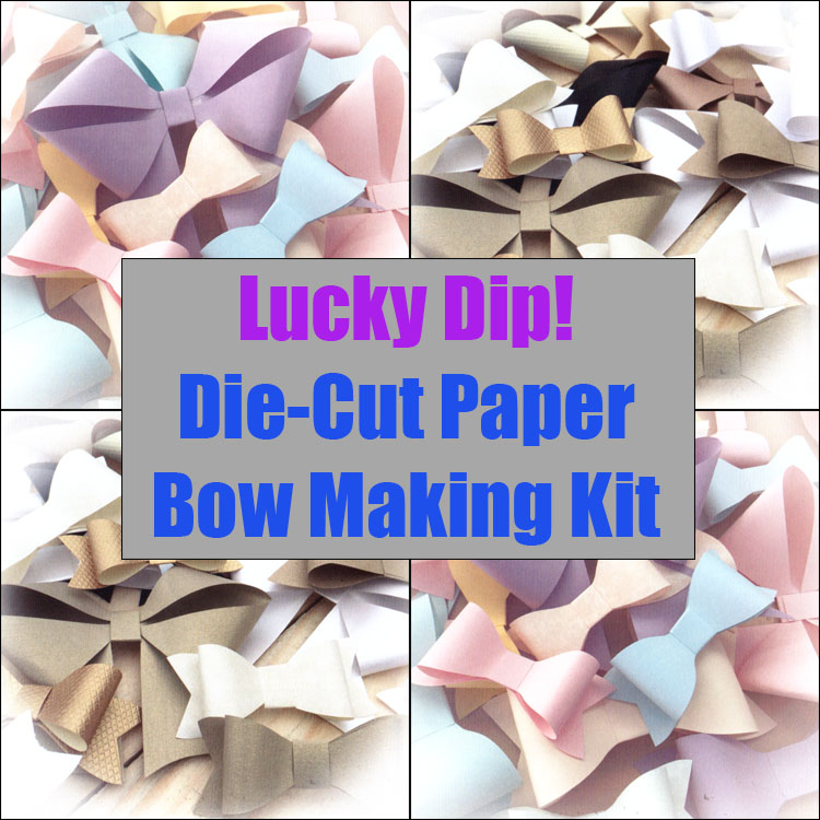 *Lucky Dip* - Paper Bows Die-Cut Kit (Random Colour)