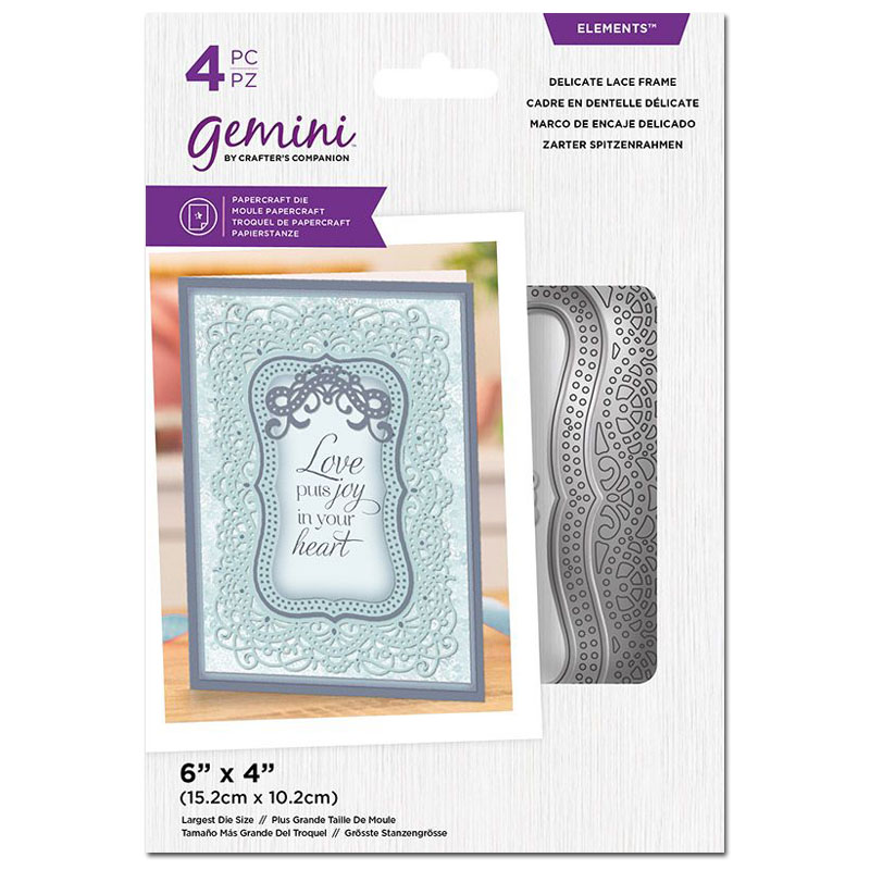 (image for) Gemini Cutting Die, Elements Nesting Frames - Delicate Lace