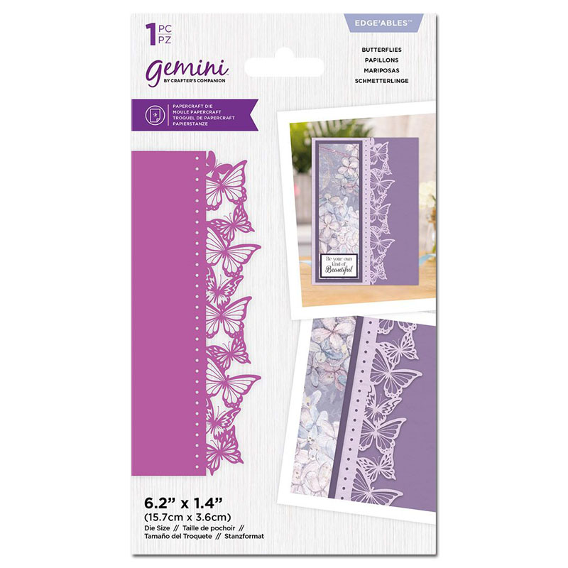 (image for) Gemini Cutting Die, Edge'ables - Timeless Borders - Butterflies