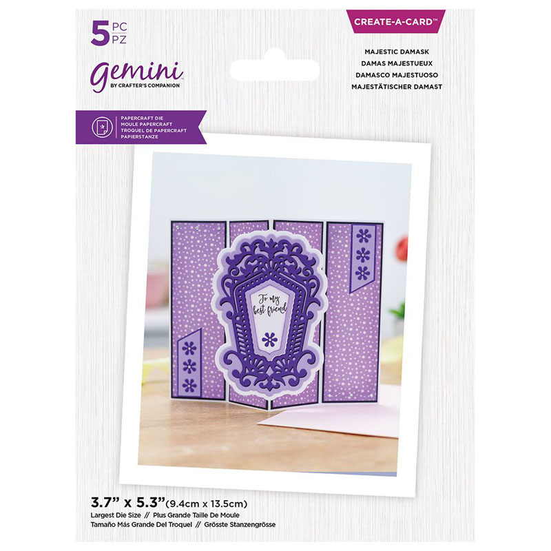 Gemini Cutting Die, Ornate Pop Out - Majestic Damask