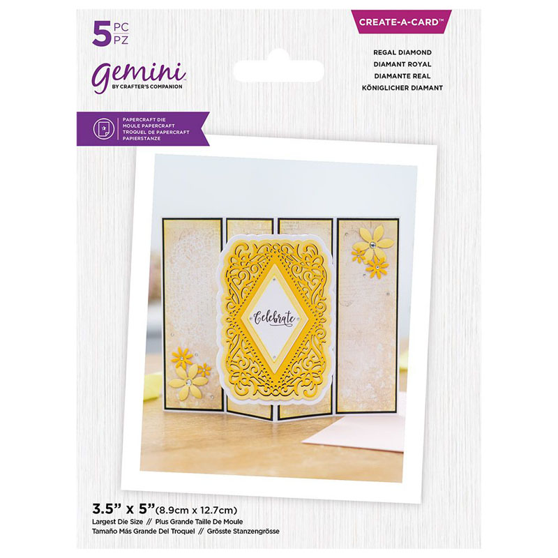 (image for) Gemini Cutting Die, Ornate Pop Out - Regal Diamond