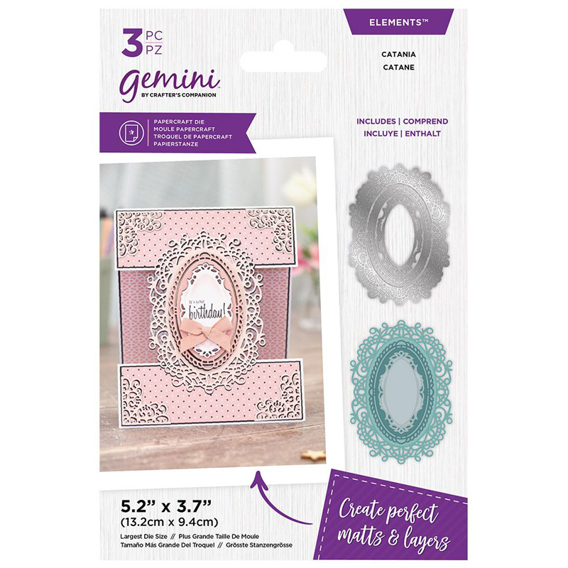 (image for) Gemini Cutting Die, Intricate Nesting - Catania
