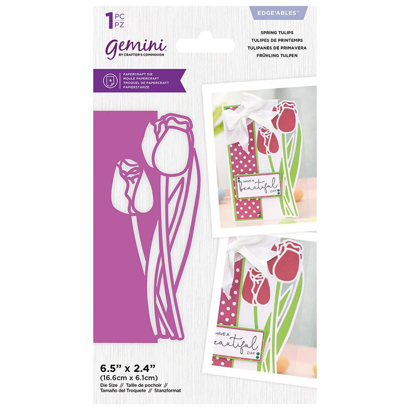 Gemini Cutting Die, Edge'ables - Modern Edgeables - Spring Tulips